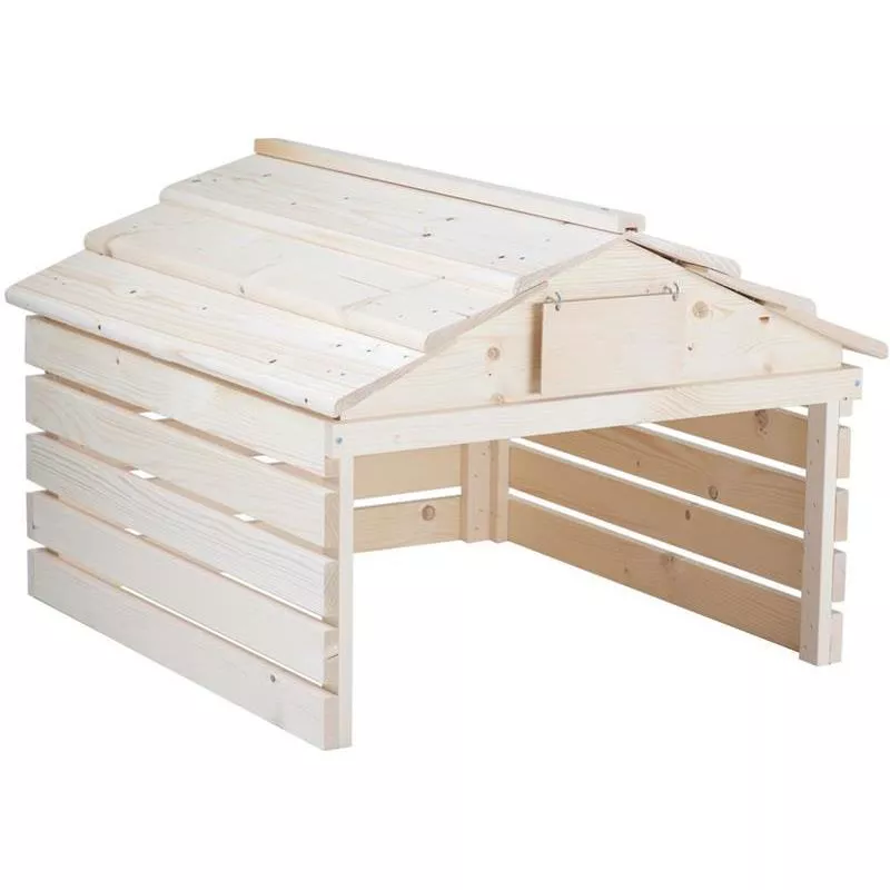 HUS FÖR ROBOTGRÄSKLIPPARE TRÄ