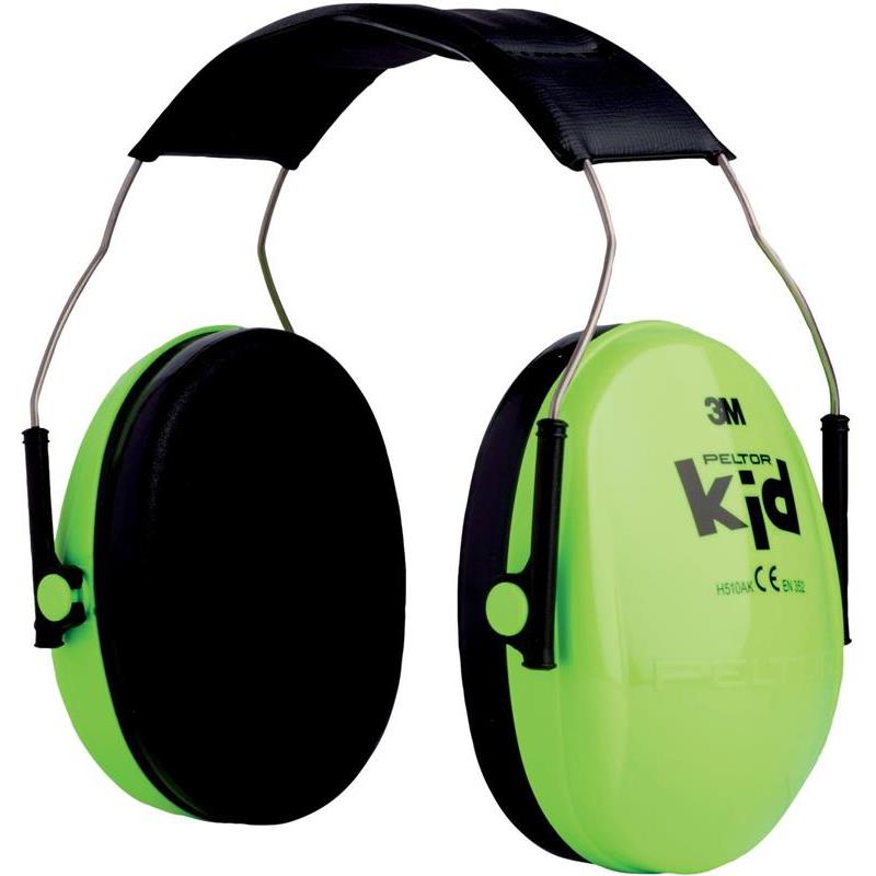 HÖRSELSKYDD KID NEONGRÖN
