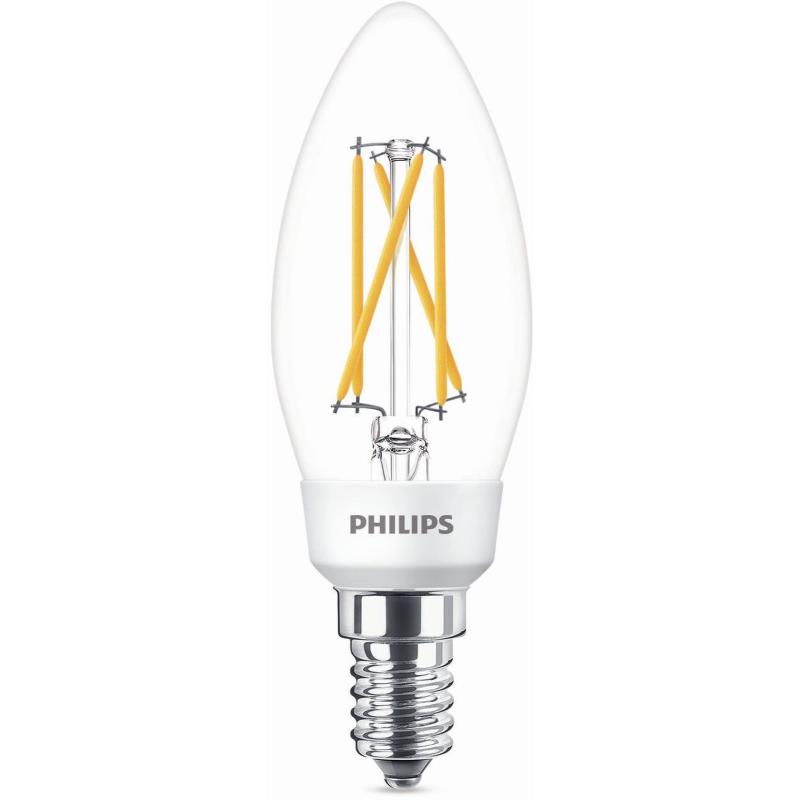 LEDLAMPA PHILIPS CLA GLAS E14 B35