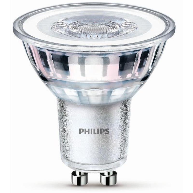 LEDLAMPA PHILIPS CLASSIC GLAS GU10