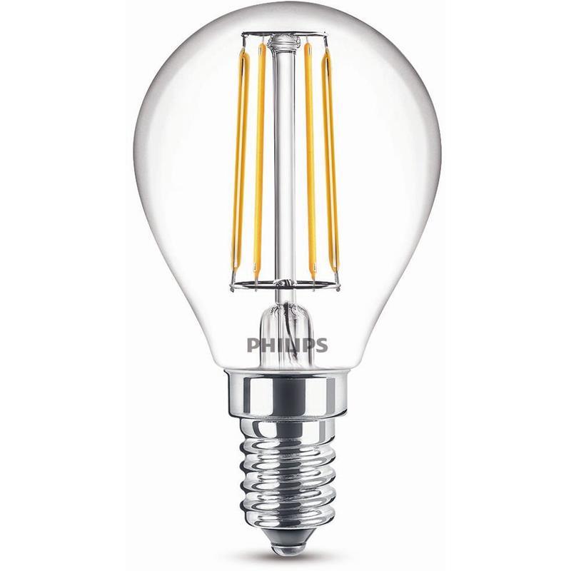 LEDLAMPA PHILIPS CLASSIC GLAS KLOT