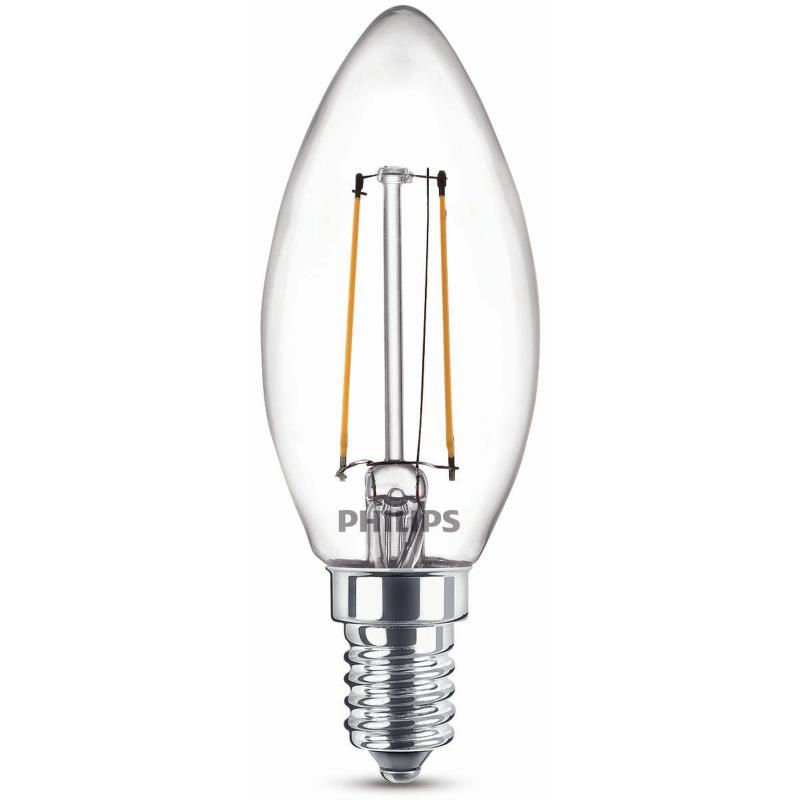 LEDLAMPA PHILIPS CLASSIC GLAS KRON