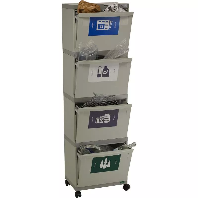 KÄLLSORTERING 4 SORTERINGSFACK