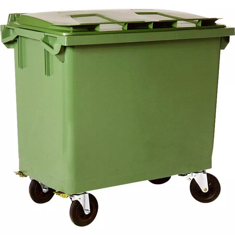 SOPKÄRL GRÖN MED LOCK OCH HJUL