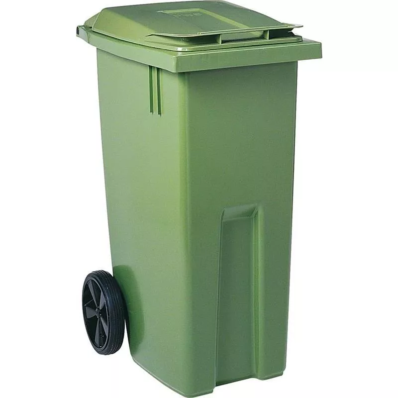 SOPKÄRL GRÖN MED LOCK OCH HJUL