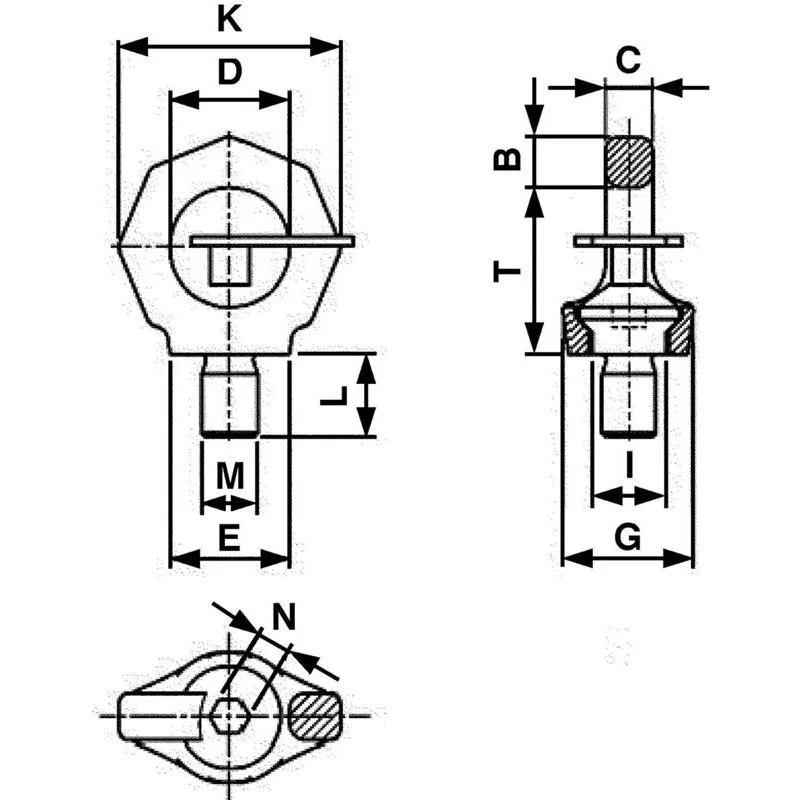 LYFTÖGLA MED TAPP VRS-F MED