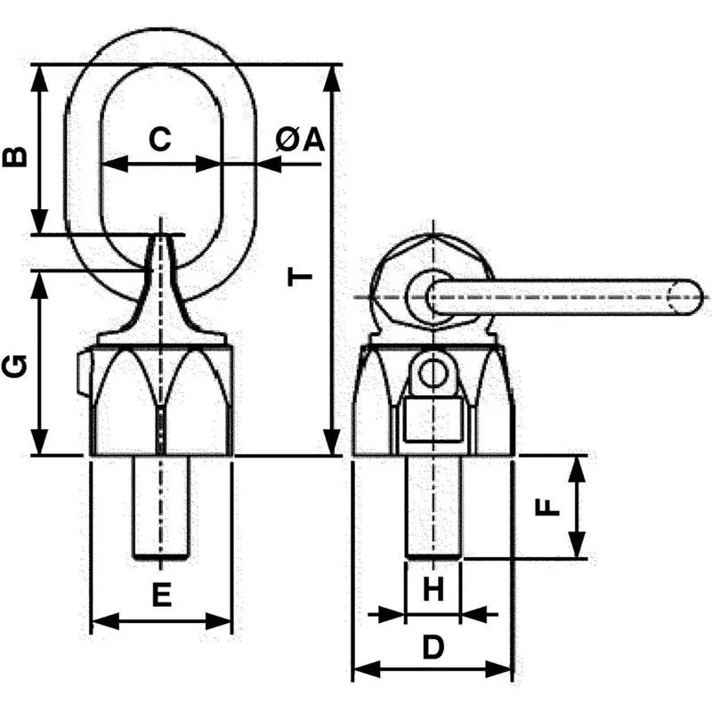 LYFTÖGLA MED TAPP VWBG-V