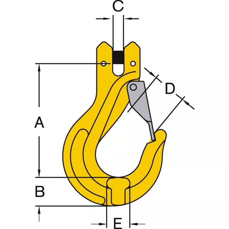LASTKROK GAFFEL MED SPÄRR KL8