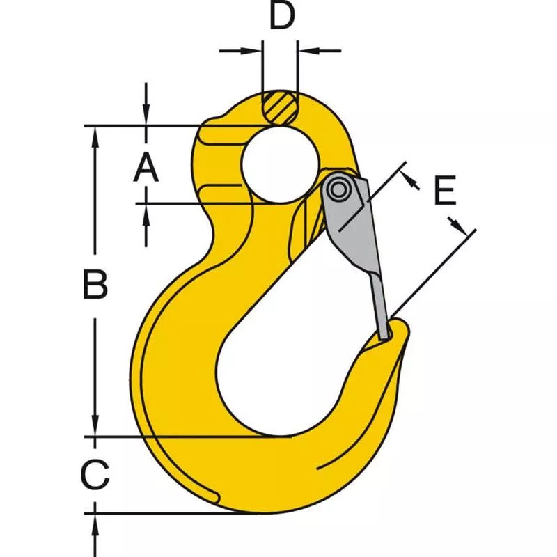 LASTKROK MED SPÄRR KL8 13MM