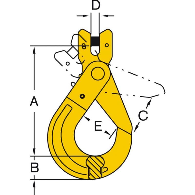 SÄKERHETSKROK GFL KL8 6MM