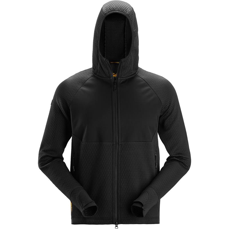Hoodie med hel dragkedja