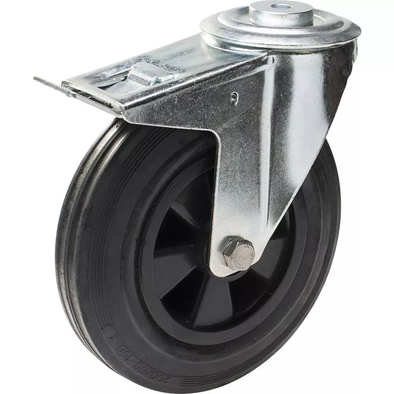 BROMSHJUL MED CENTRUMHÅL SVART