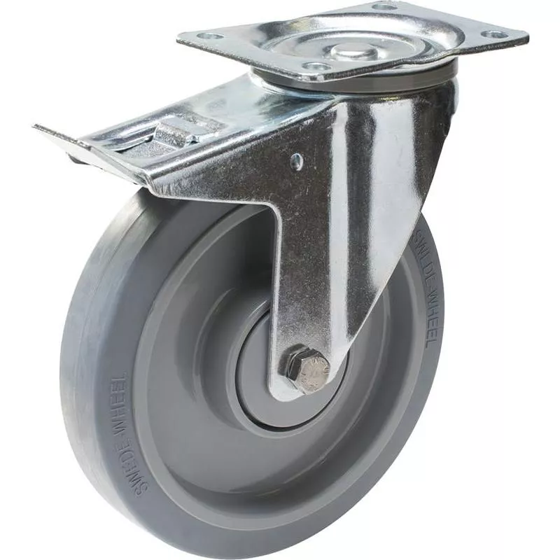 BROMSHJUL MED FÄSTPLATTA GRÅ