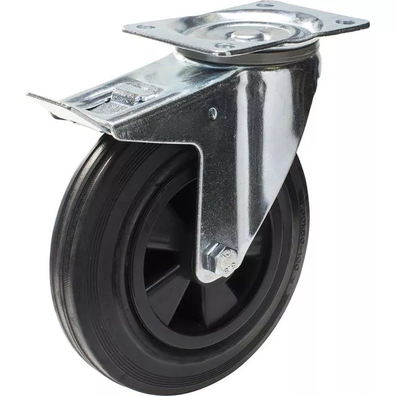 BROMSHJUL MED FÄSTPLATTA SVART