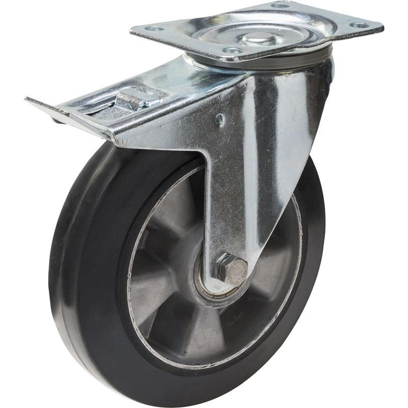 BROMSHJUL MED FÄSTPLATTA SVART