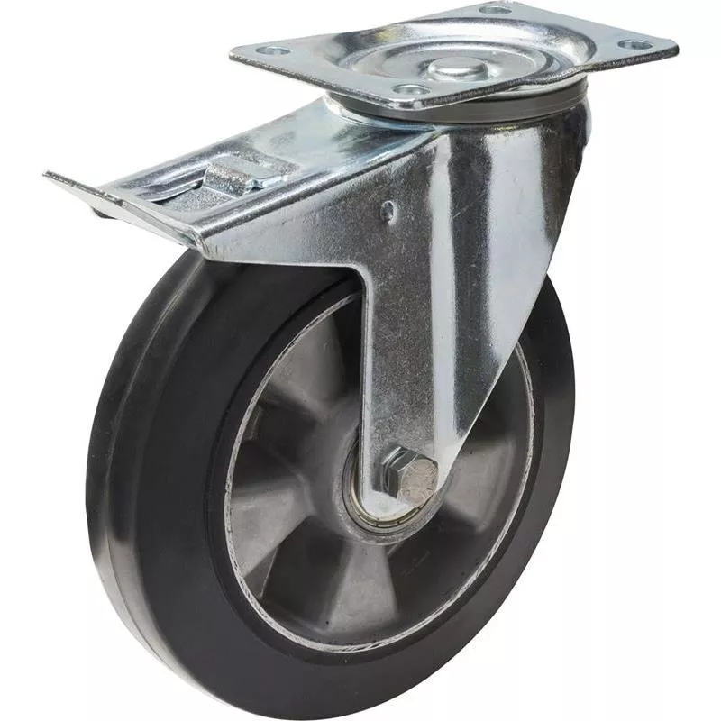 BROMSHJUL MED FÄSTPLATTA SVART