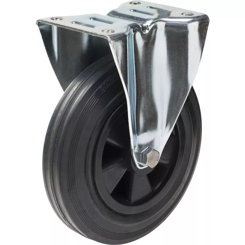 FASTHJUL MED FÄSTPLATTA SVART