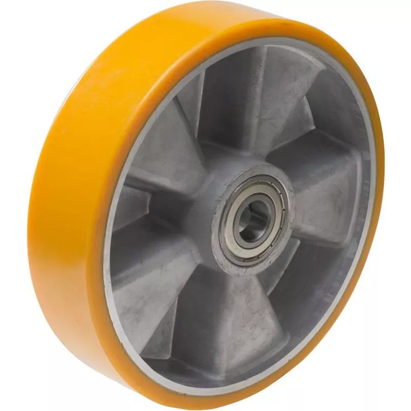 HJUL PU-BANA PÅ ALUMINIUMNAV