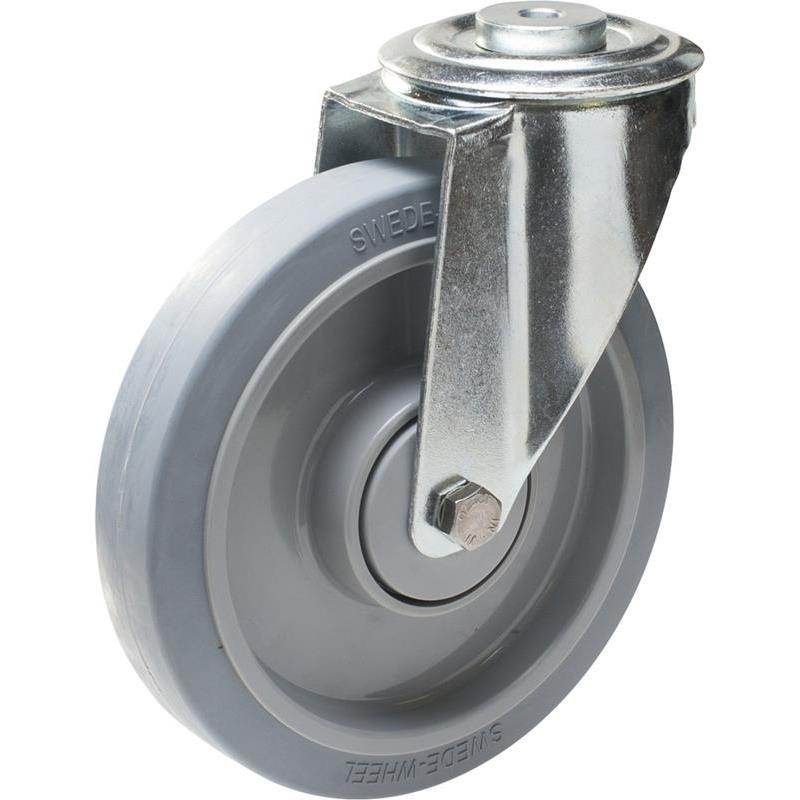 LÄNKHJUL MED CENTRUMHÅL GRÅ