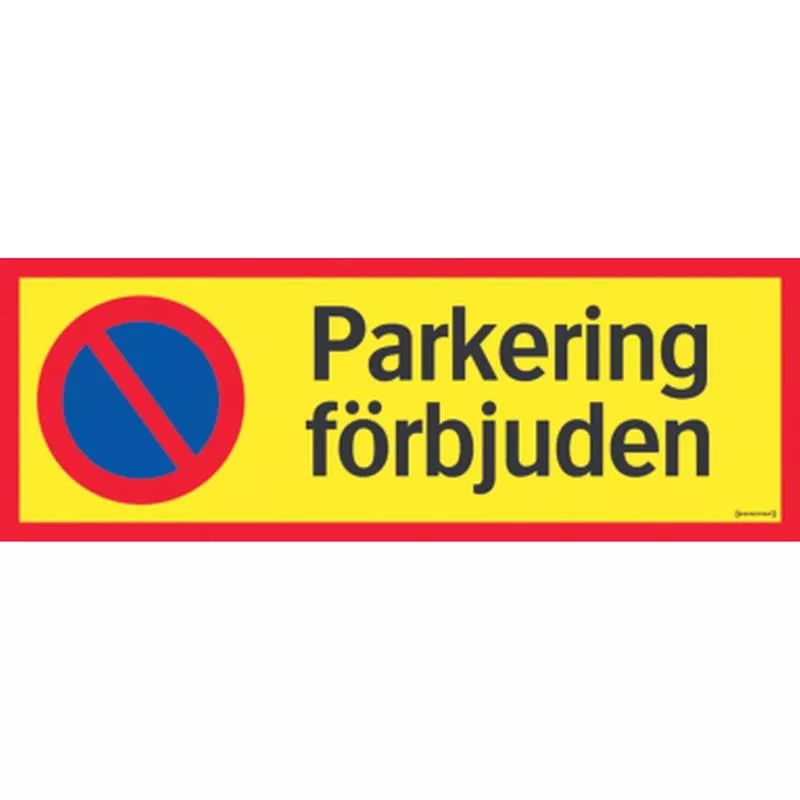 Förbudsskylt