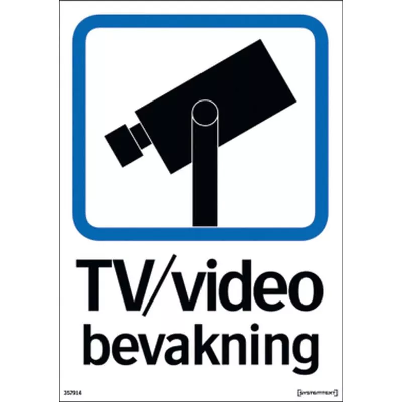 Övervakningsskylt