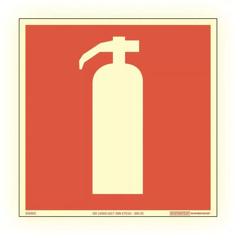 SKYLT BRANDSLÄCKARE AL SN