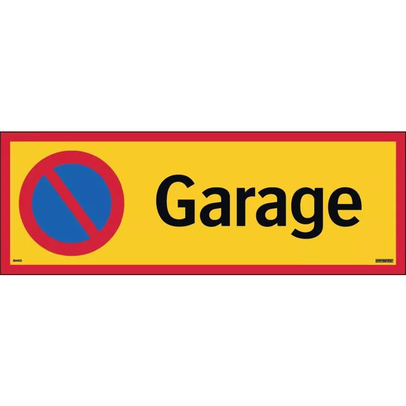 SKYLT PARK FÖRBJ GARAGE AL