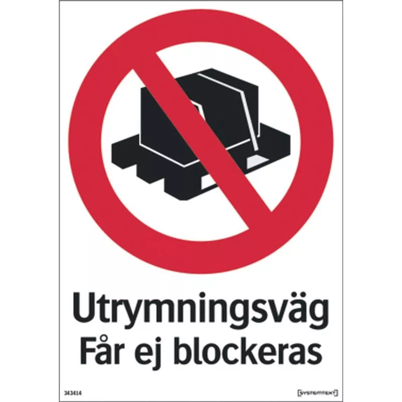 Utrymningsskylt
