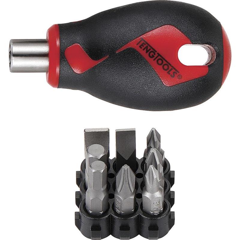 BITSSKRUVMEJSEL KORT 8DELAR