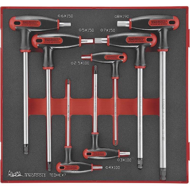 SEXKANTNYCKELSATS EVA 7DELAR