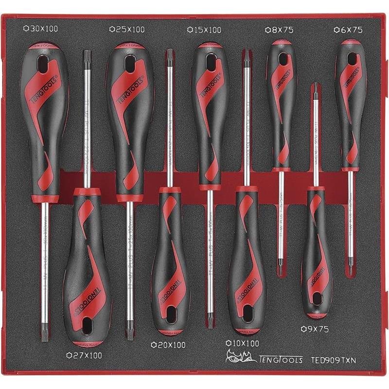 SKRUVMEJSELSATS TX EVA 9DELAR