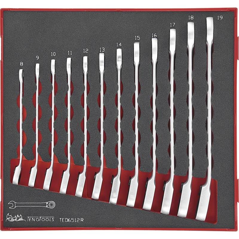 U-RINGSPÄRRNYCKELSATS 8-19MM EVA