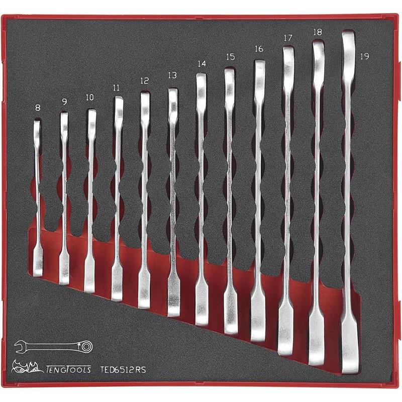 U-RINGSPÄRRNYCKELSATS 8-19MM EVA