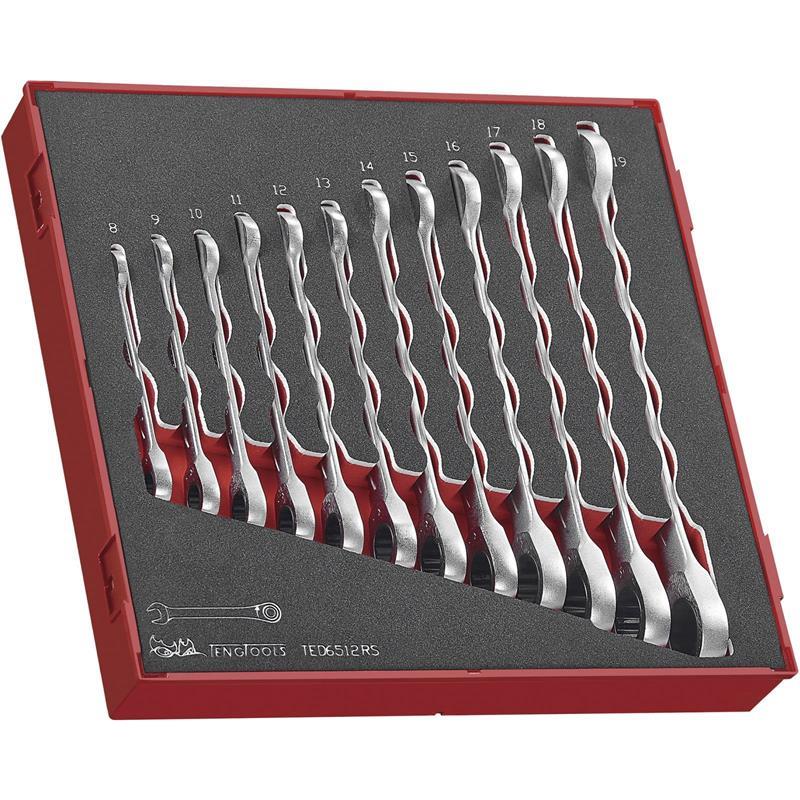 U-RINGSPÄRRNYCKELSATS 8-19MM EVA