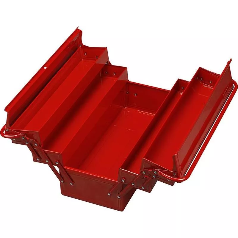 VERKTYGSLÅDA STÅLPLÅT 5 FACK