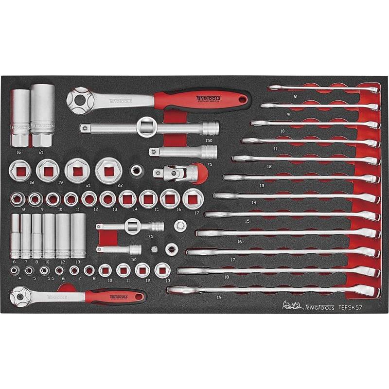 VERKTYGSSATS EVA TEFSK57 57DELAR