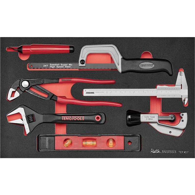 VERKTYGSSATS TEFX07 EVA 7DELAR