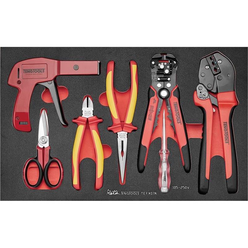 VERKTYGSSATS TEFX07A EVA 7DELAR