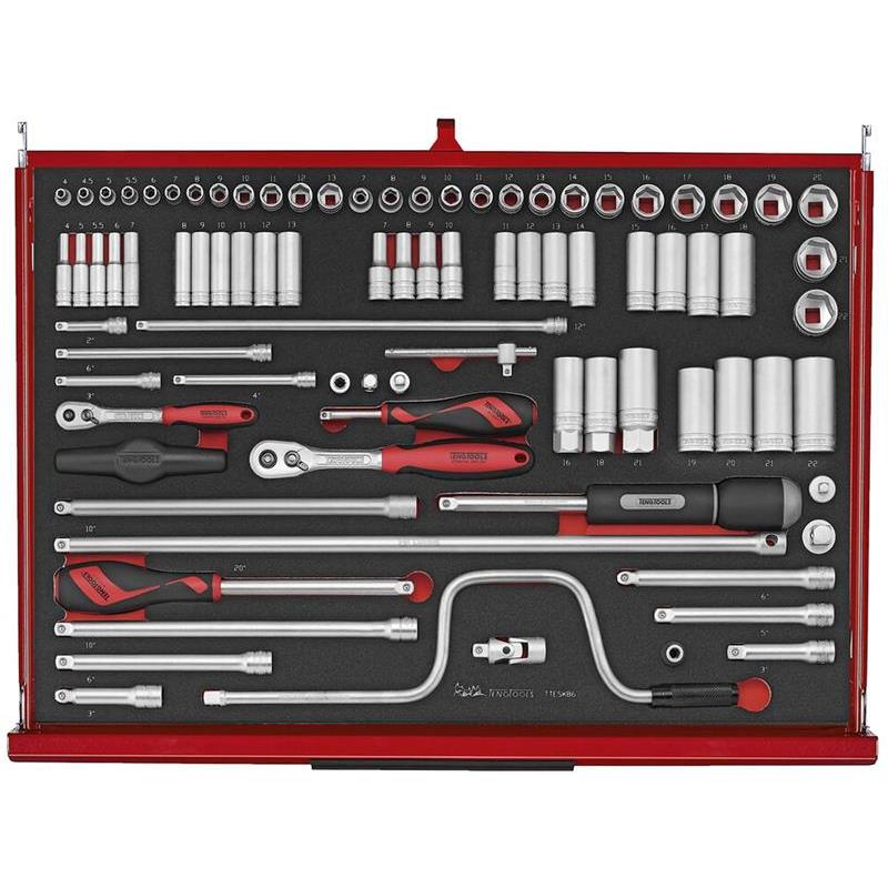 VERKTYGSSET RÖD FOAM 26TUM