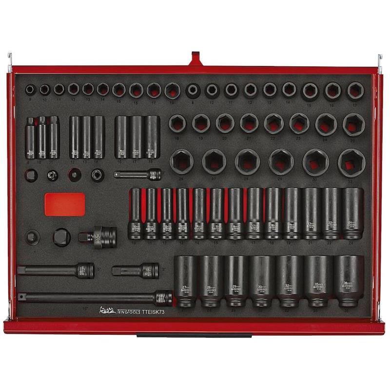 VERKTYGSSET RÖD FOAM 26TUM