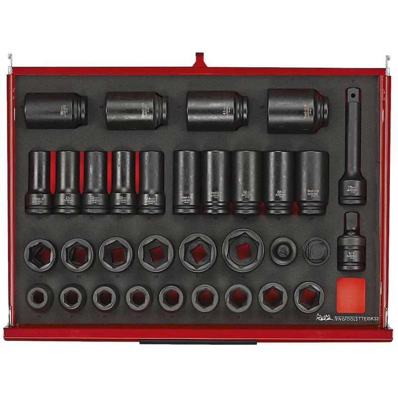 VERKTYGSSET RÖD FOAM 26TUM