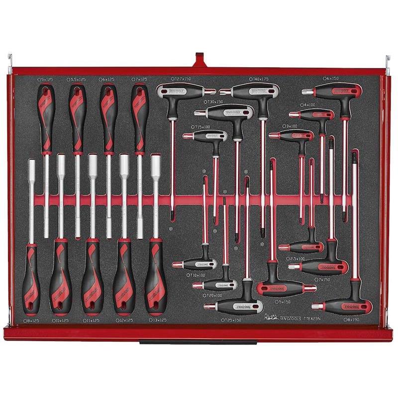 VERKTYGSSET RÖD FOAM 26TUM