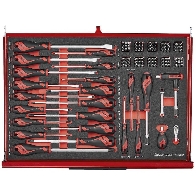 VERKTYGSSET RÖD FOAM 26TUM