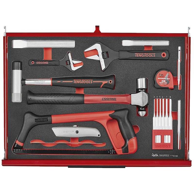 VERKTYGSSET RÖD FOAM 26TUM