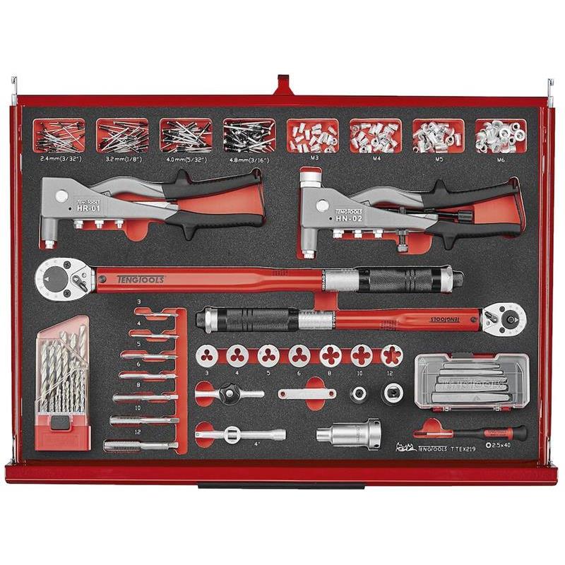 VERKTYGSSET RÖD FOAM 26TUM