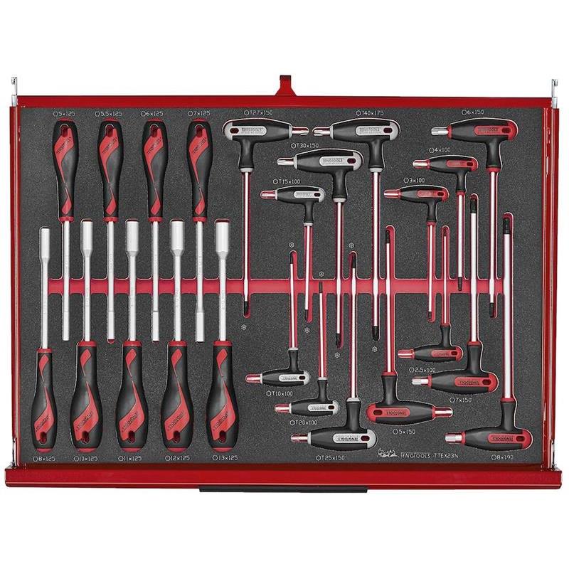 VERKTYGSSET RÖD FOAM 26TUM