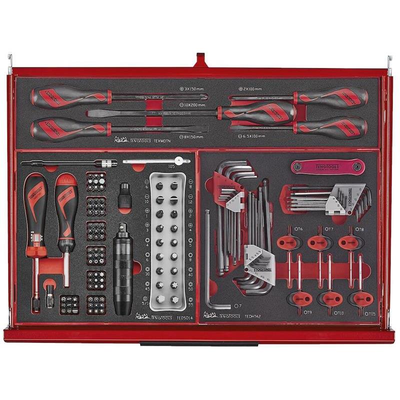 VERKTYGSSET RÖD FOAM 53TUM