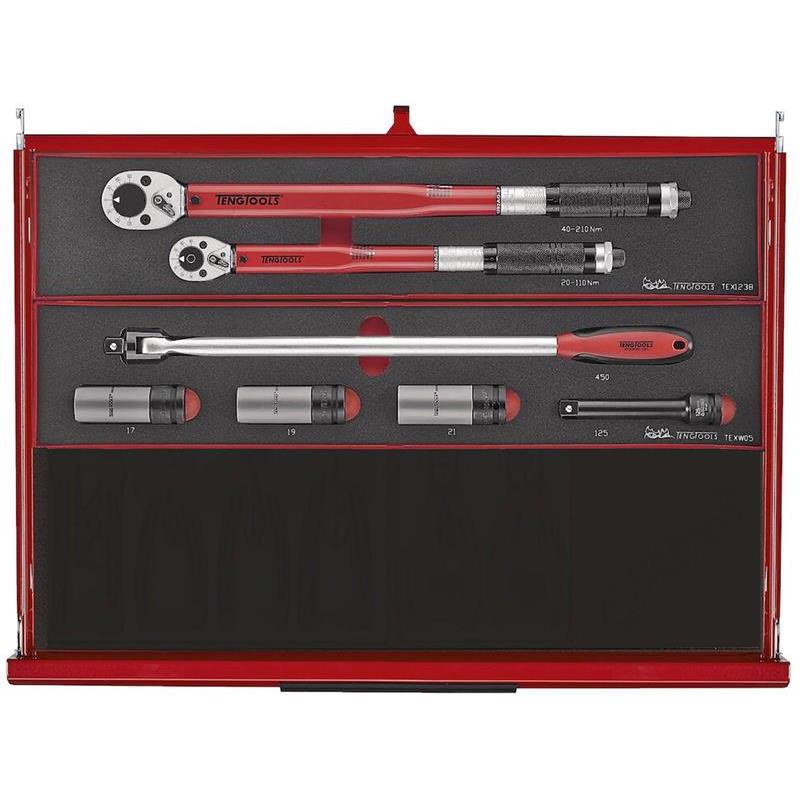 VERKTYGSSET RÖD FOAM 53TUM