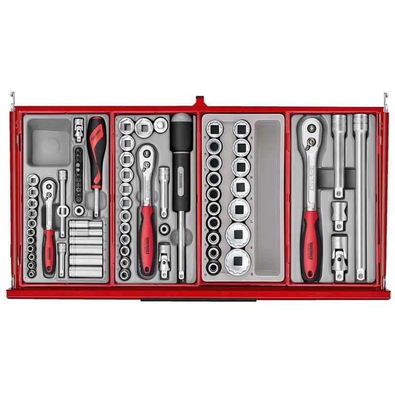 VERKTYGSSET RÖD TT 26TUM 137DELAR