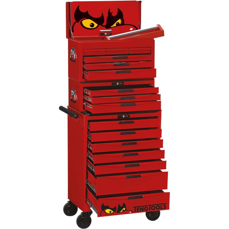 VERKTYGSVAGN PÅ HJUL 16LÅDOR